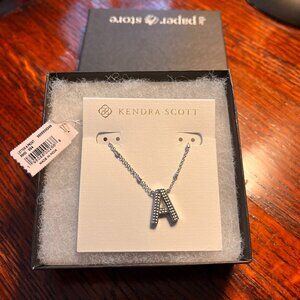 Kendra Scott Letter A Pendant Necklace